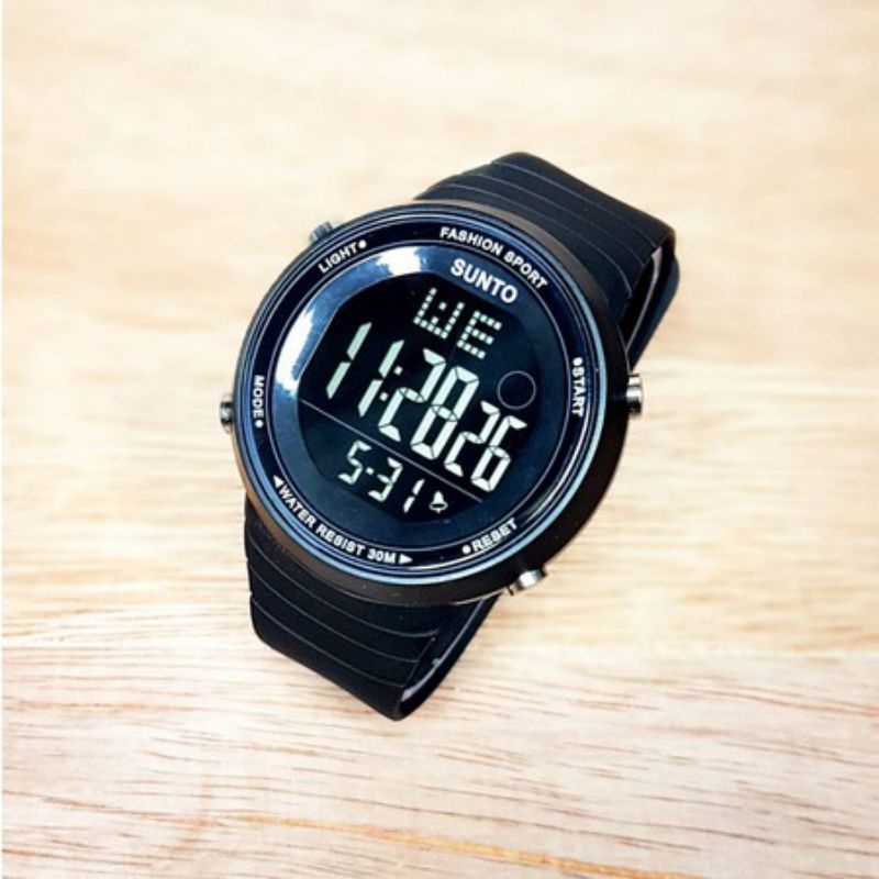 JAM TANGAN SUNTO FASHION SPORT DIGITAL RUBBER STRAP WATER RESISTANT JAM TANGAN PRIA COD