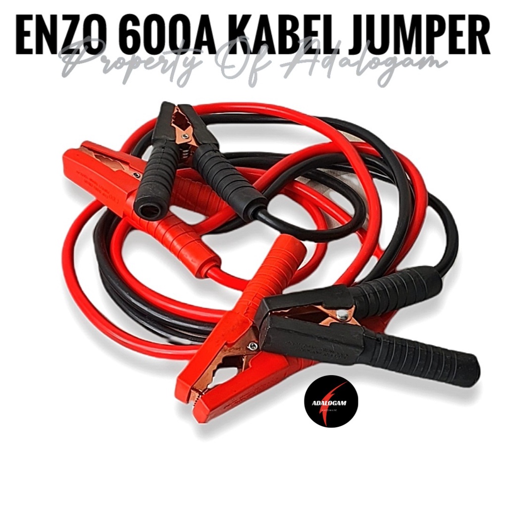 ENZO Kabel Jumper Aki Mobil 600 A 600A Booster Cable Besar Accu