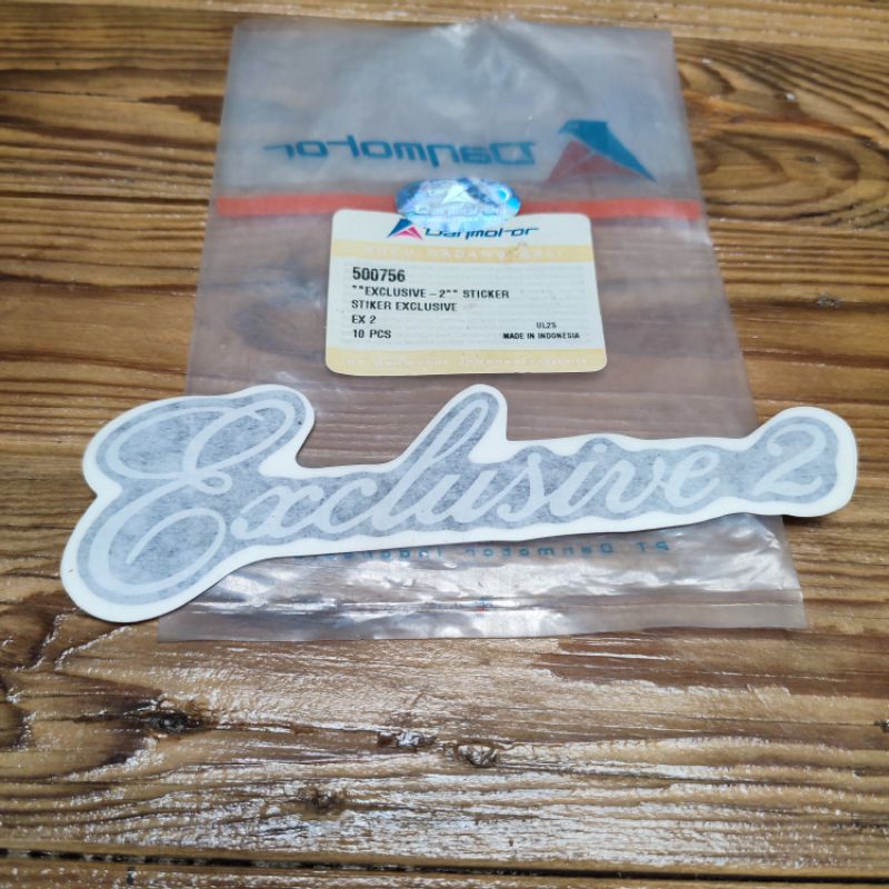 STIKER TEPONG VESPA EXCLUSIVE DANMOTOR