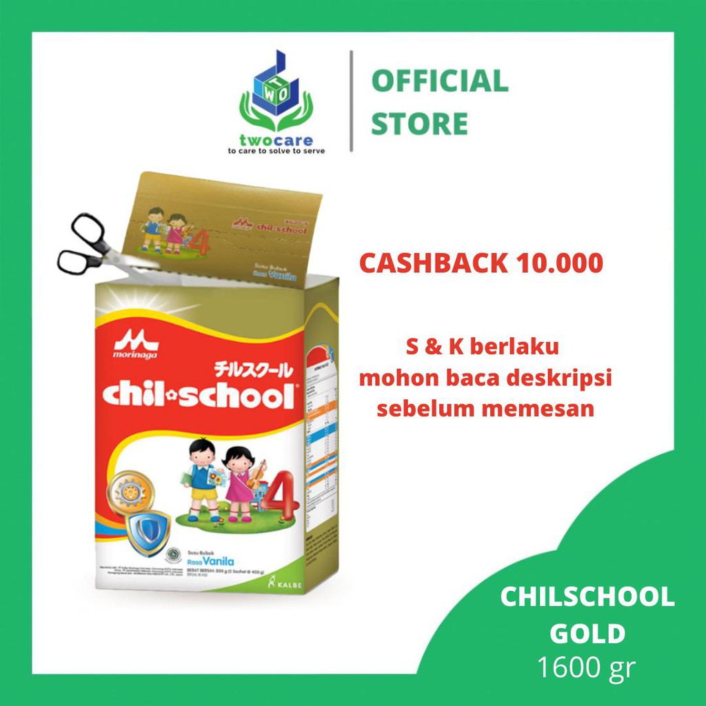 Morinaga Chil School Gold 1600 gr - Susu Pertumbuhan Anak