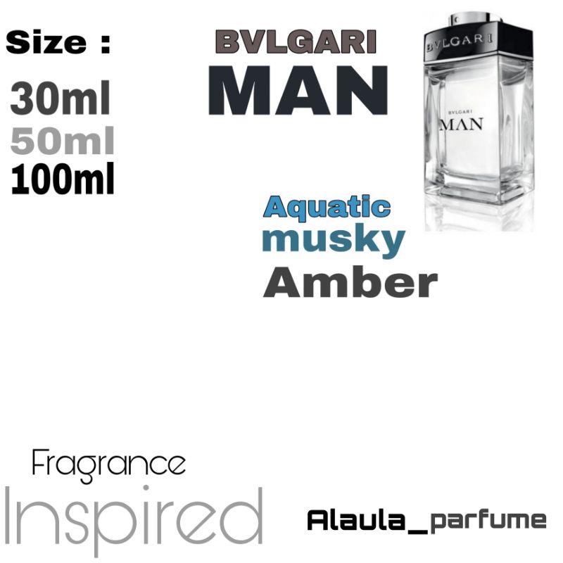 Bvlg4ri M4n Parfume Inspired Refill