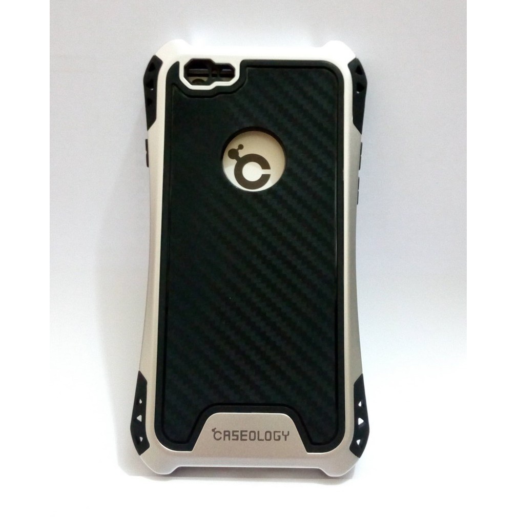 CASEOLOGY CARBON DEFENDER ARMOR CASE IPHONE 7 PLUS SILVER