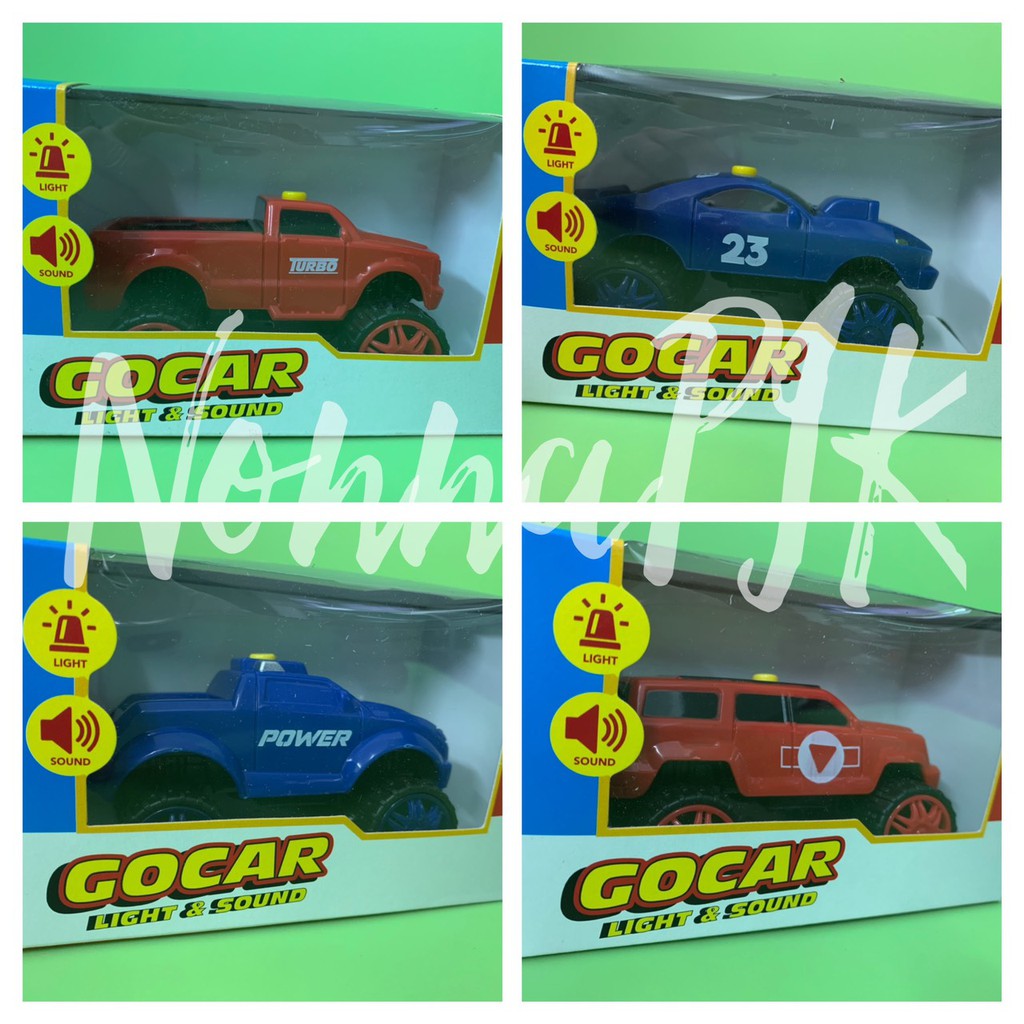 [Kemasan BOX] Happy Truck GOCAR With Light And Sound - Mainan Mobilan Anak