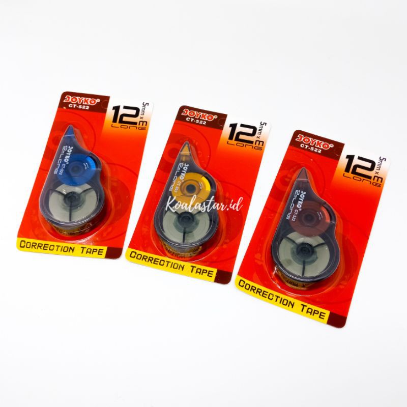 

Correction Tape / Pita Koreksi / Tipe-Ex Joyko CT-522