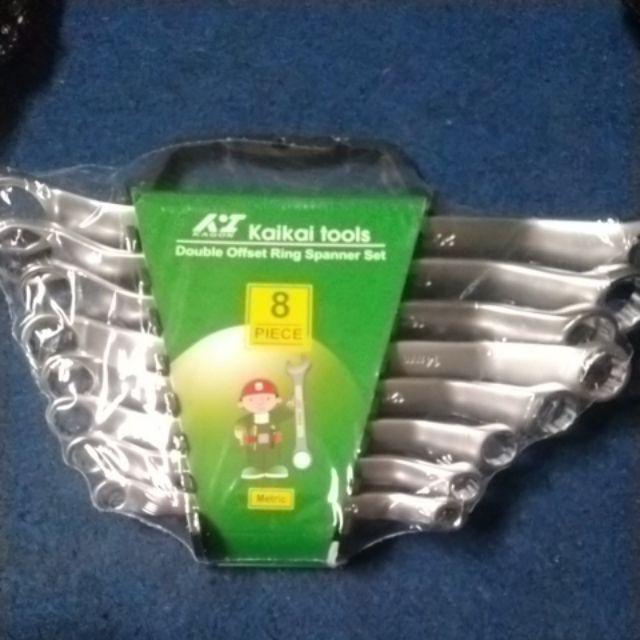 Kunci Ring Pas Kombinasi Isi 8pcs / 6pcs Uk.6-22mm Combination Wrench Set -yoyosoo