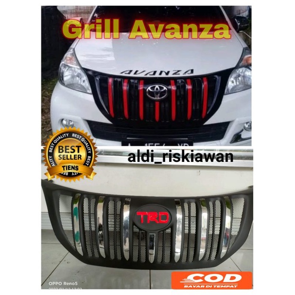 Grill Avanza Veloz/type G 2012-2015