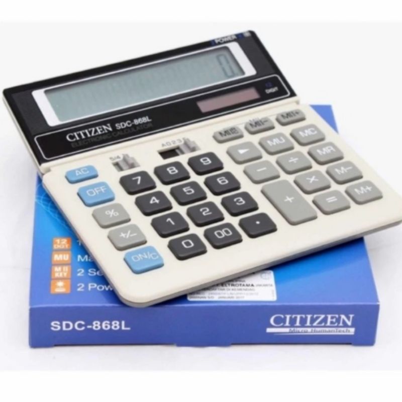 

Kakulator Citizen SDC 868 L Kalkulator 12digit Original.