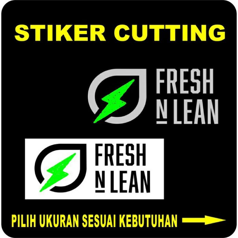 stiker FRESH N LEAN.stiker motor