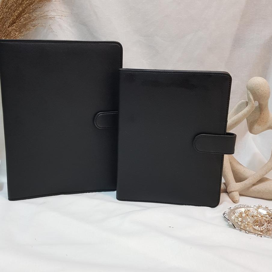 

❝Dìskon。promo❞ Binder Polos Hitam A5 20 Ring B5 26 Ring Agenda Polos Binder Polos A5 B5 Organizer Ek
