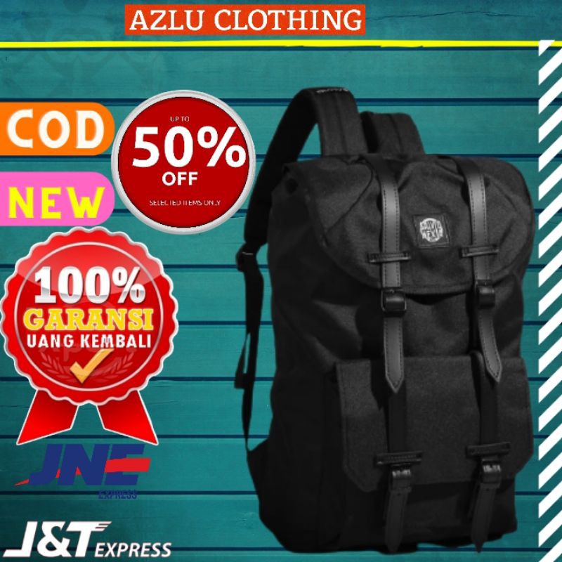 Tas Punggung Kuliah Krja Traveling Fashion Pria Cowok Laki Laki Original Premium Branded