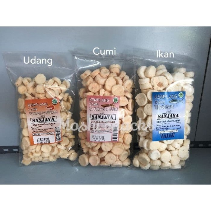 

Q124521 Kerupuk / Kemplang Koin Ikan Cumi Udang Goreng Sanjaya Bangka - Cumi Dw501Sqs