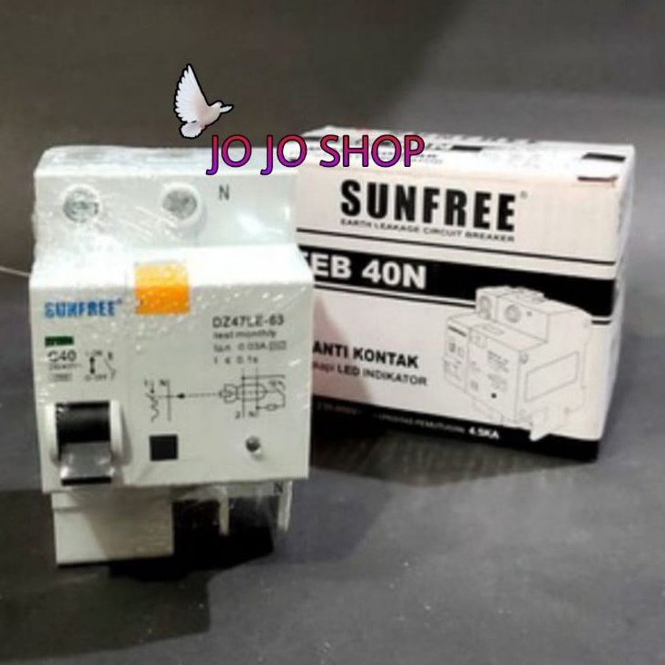 Anti Kontak ELCB 40A  Sunfree FEB 40N SNI