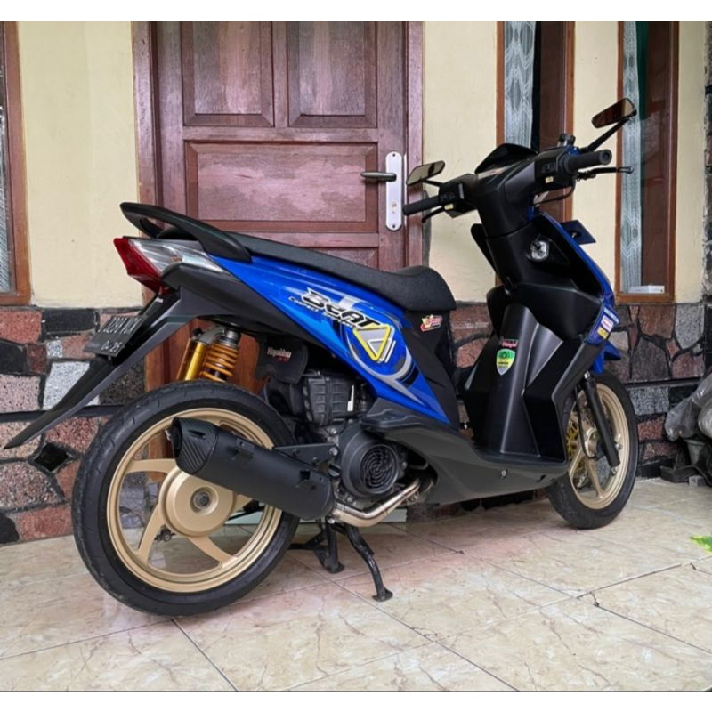 Knalpot AHM Original Standar Racing-Beat Scoopy  Spacy (Karbu) Vario 110Fi knalpot racing beat