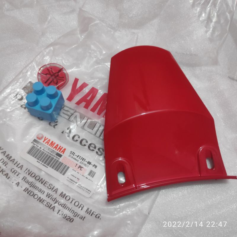 COVER TAIL PAD SAMBUNGAN BODY BELAKANG MIO MERAH CABE 5TL ORIGINAL ORI YAMAHA