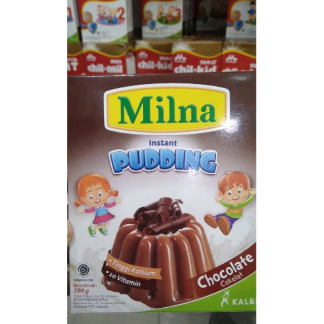 Milna toddler puding rasa cokelat ,strowberry , vanila