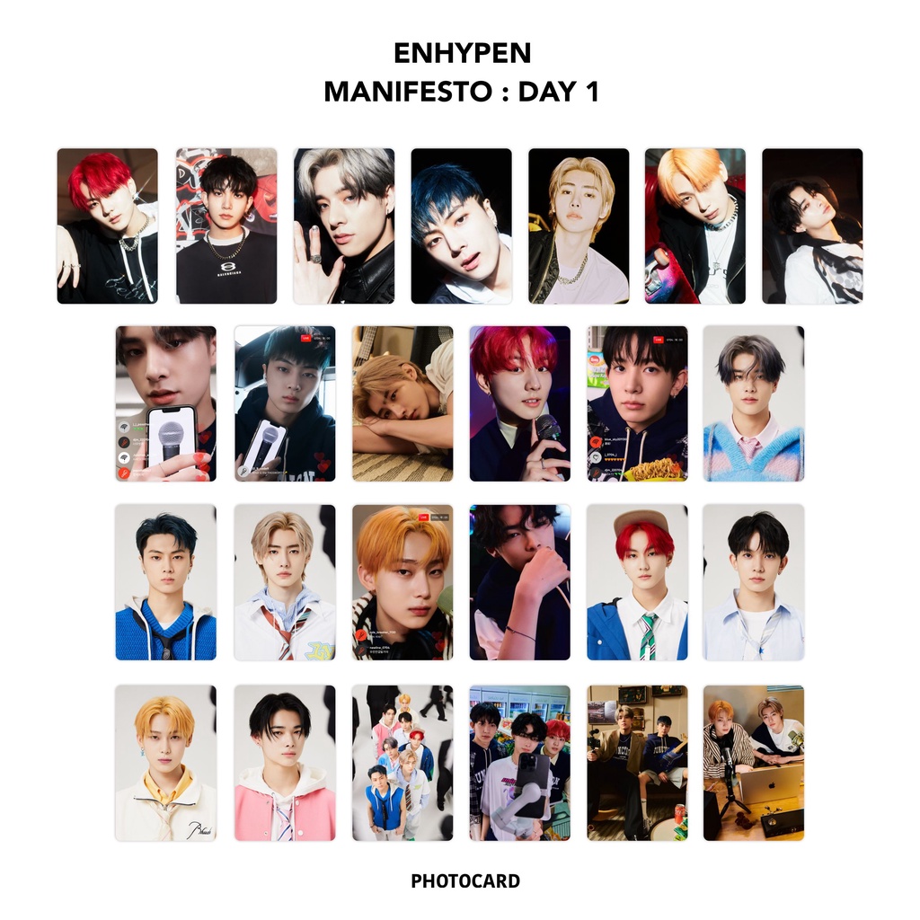 Photocard Enhypen Manifesto : Day 1