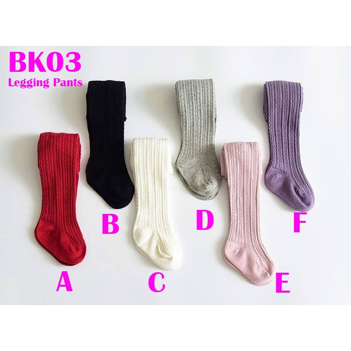 BK03 KODE A/B/C/D/E/F LEGGING PANTS BABY