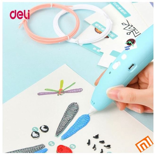 

Pendrawing- Pen Gambar Cetak 3D Gratis Isi Xiaomi Youpin Drawing Pen Kid Toy - Refill Cerah