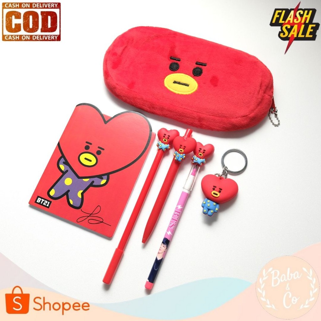 PAKET HEMAT ALAT TULIS KPOP COMBO HEMAT ALAT TULIS MURAH UNIK LUCU ALAT TULIS SEKOLAH KANTOR BISA COD-1
