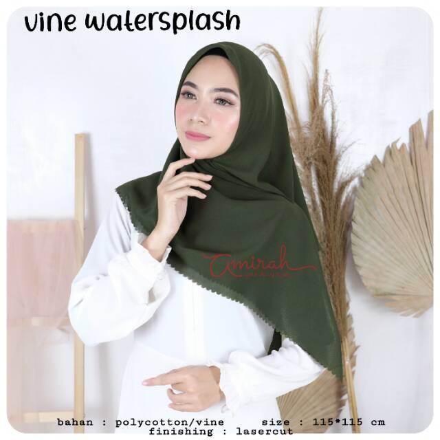 Segiempat vine watersplash anti air