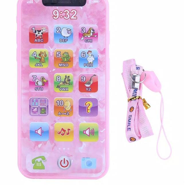 ➟ MAINAN SIMULASI ANAK HP PONSEL MUSIC SERIES PINK (Diskon)