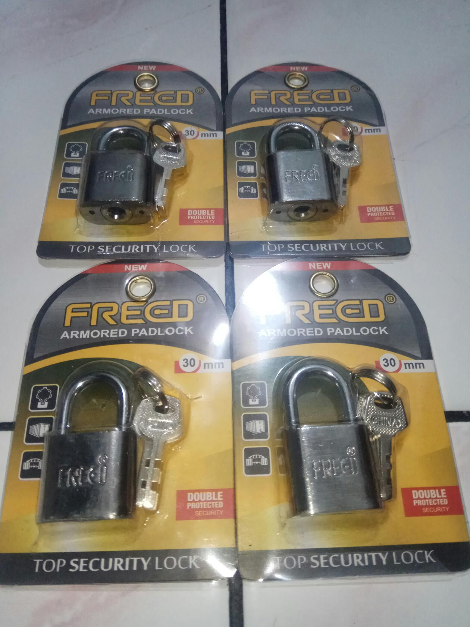 Gembok Nekel 30 Mm Freed Leher Pendek