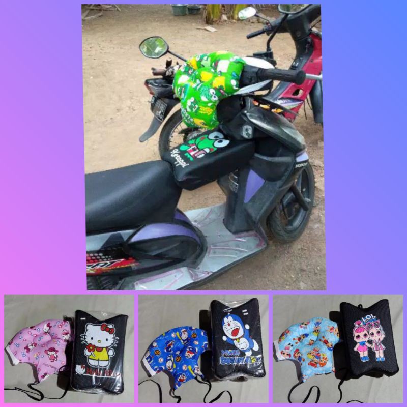 PAKET HEMAT | JOK BONCENGAN ANAK &amp; BANTAL STANG MOTOR MATIC &amp; MOTOR NON MATIC