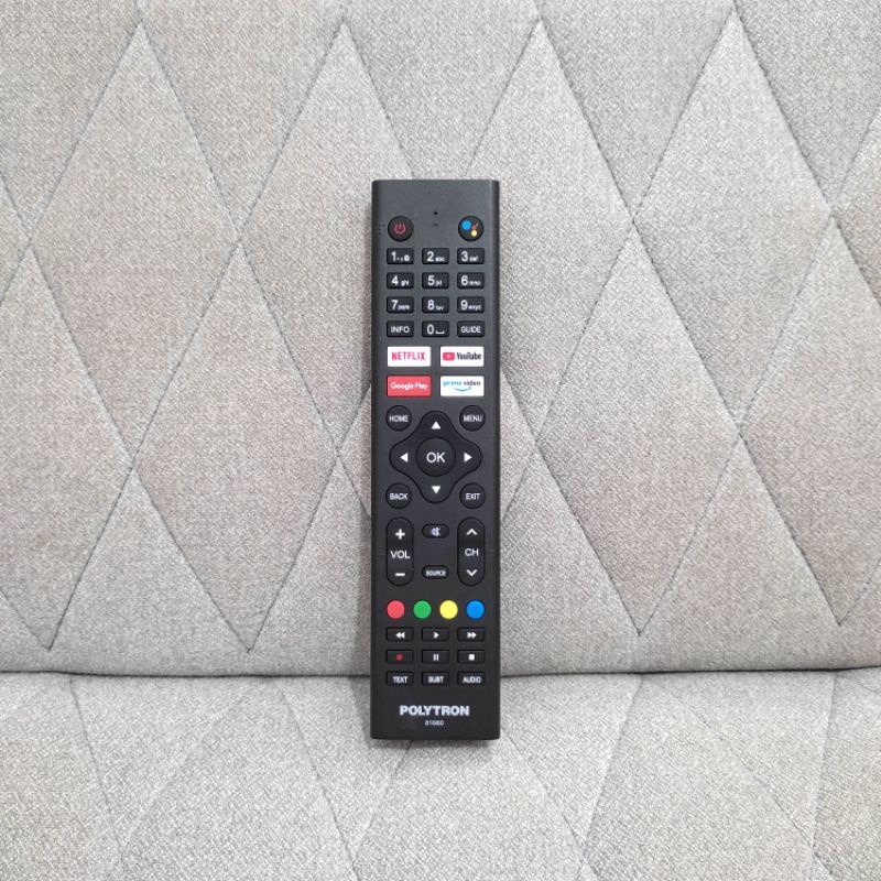 Remot TV POLYTRON Smart TV Android TV 100% Original Support Bluetooth Google Assistant - Remot TV PO
