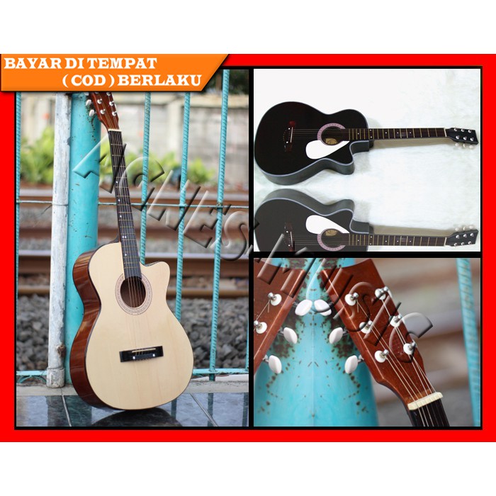 Gitar Akustik Yamaha Custom Buat Pemula / Gitar Pemula / Gitar Akustik / Gitar Murah BONUS++