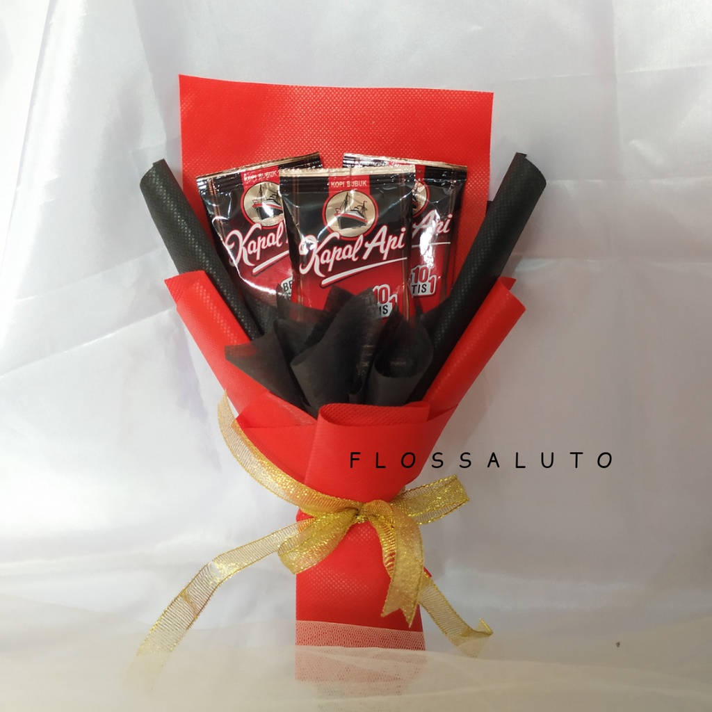 

Buket Kopi Kapal Api Mini/Kado Wisuda Hemat/ Buket Cowok
