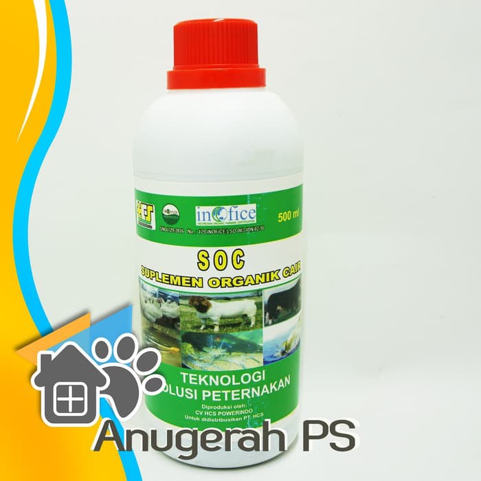 

Soc Hcs Suplemen Organik Cair Untuk Hewan Ternak Dan Ikan