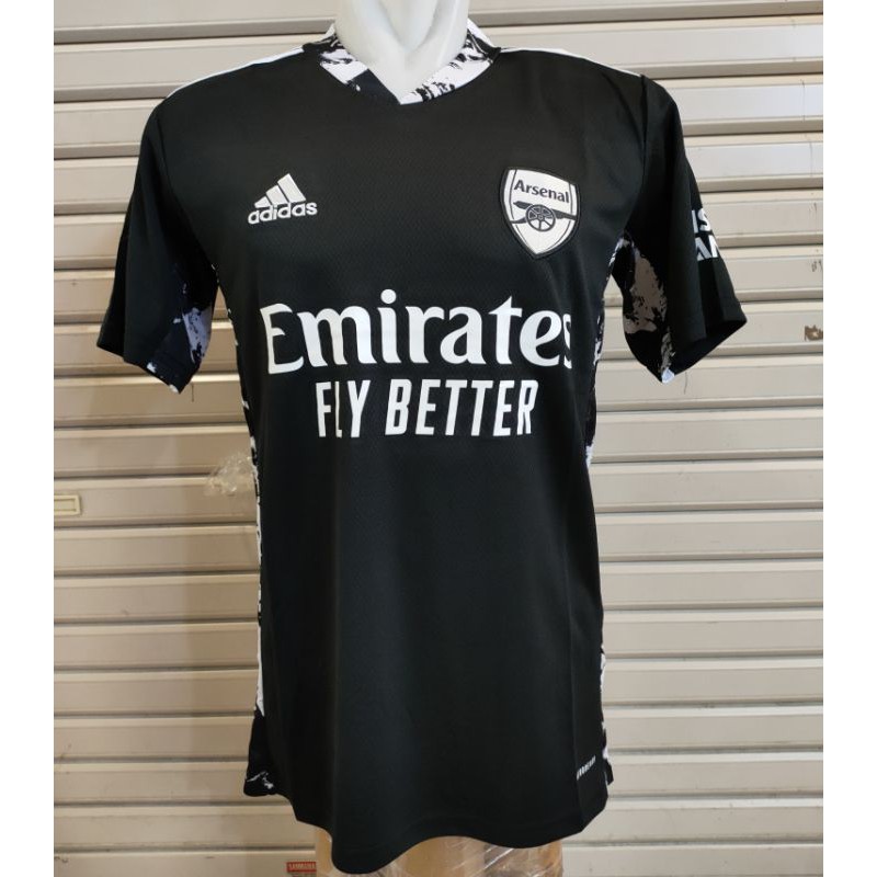 JERSEY ARSENAL GK HITAM 20 21 2020 2021 GOALKEEPER KIPER GO GRADE ORI THAILAND