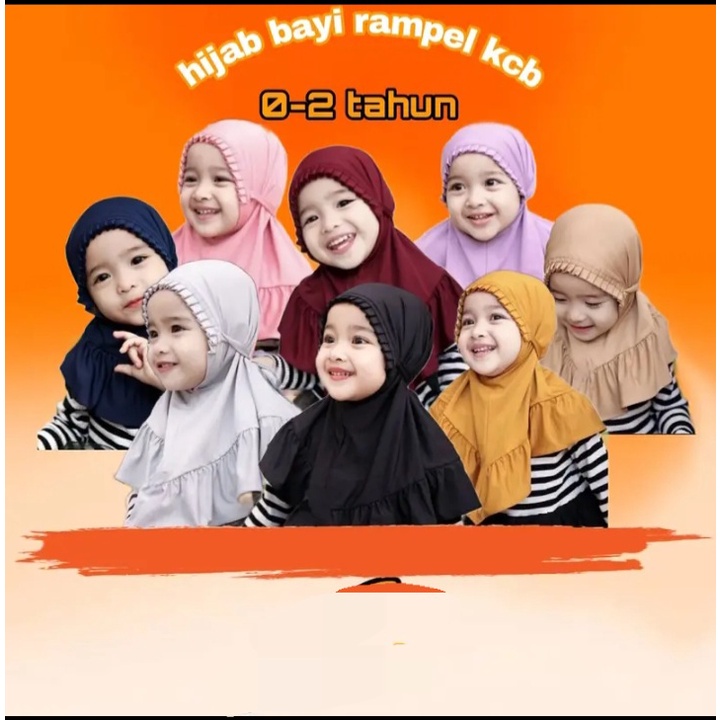 kerudung anak bayi KCB / hijab anak perempuan