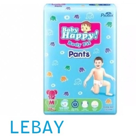 BABY HAPPY PANTS [S40 / M34 / L30 / XL26 / XXL24]-Lebay M34