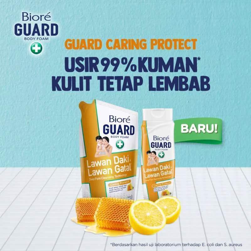 Biore Guard Sabun Cair Caring Protect Refill 400ml