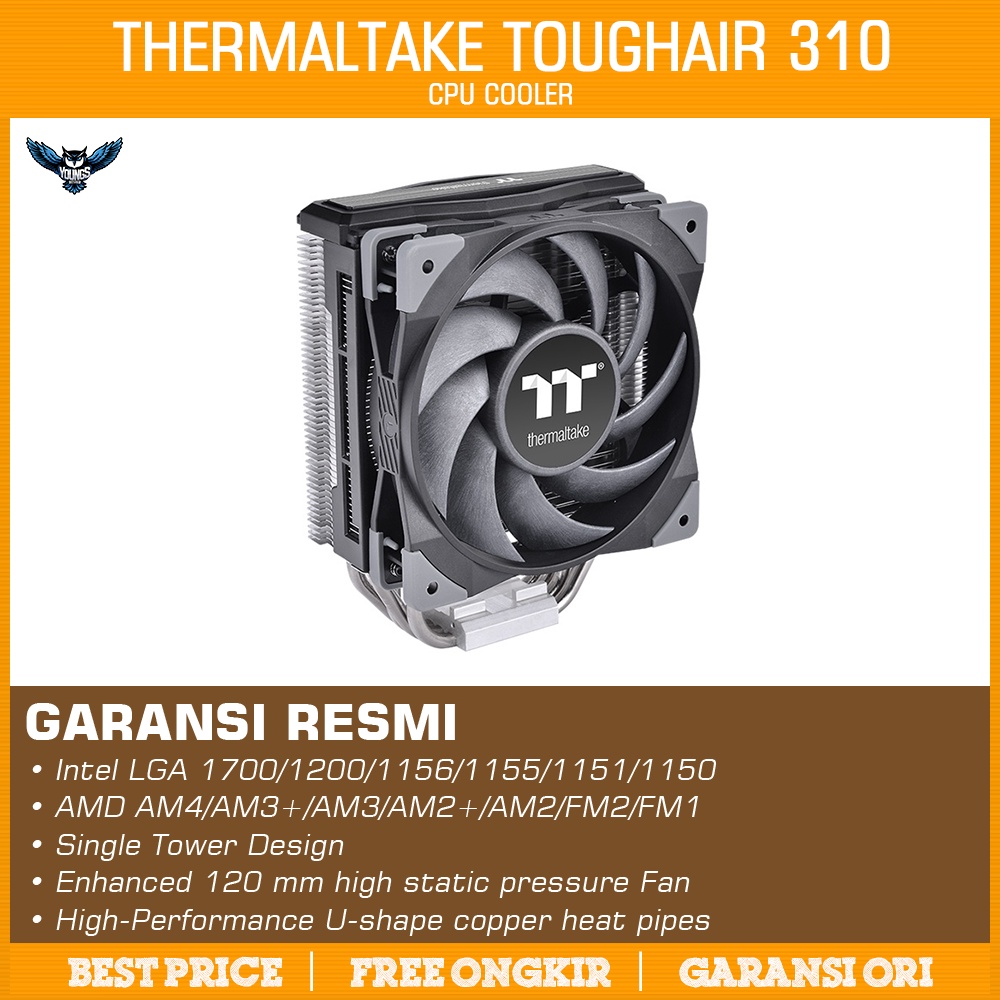 THERMALTAKE TOUGHAIR 310 - CPU Air Cooler | Support Intel LGA1700
