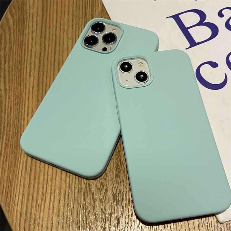 Soft Case Silikon Motif Permata Hijau Untuk IPhone 11 12 13 Pro X Xr Xs Max 6 6s 7 8 Plus