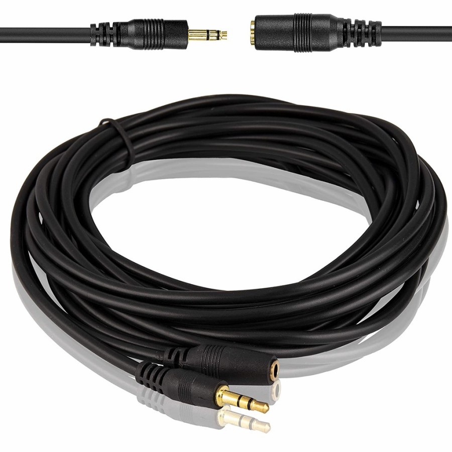 Kabel Aux Audio Jack Extension 3.5mm Male To Female 5 Meter