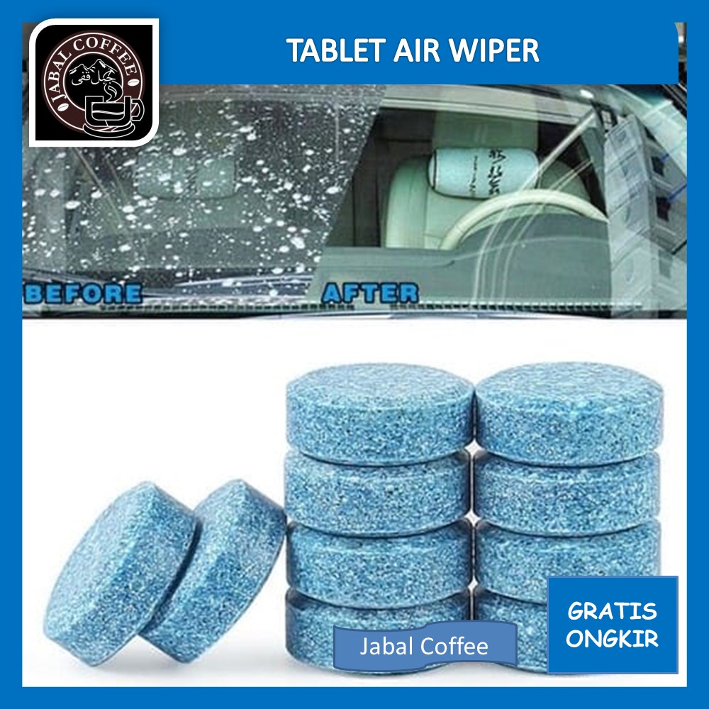 Pembersih Kaca Mobil / Tablet Air Wiper / Sabun Wiper / Tablet Sabun Serbaguna