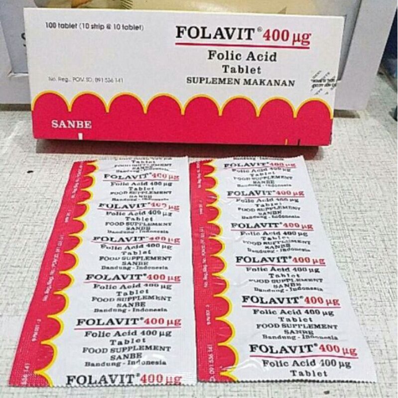 Asam Folat Untuk Program Hamil Folavit Promil 400 Mcg Untuk Progam Hamil dan Ibu Menyusui