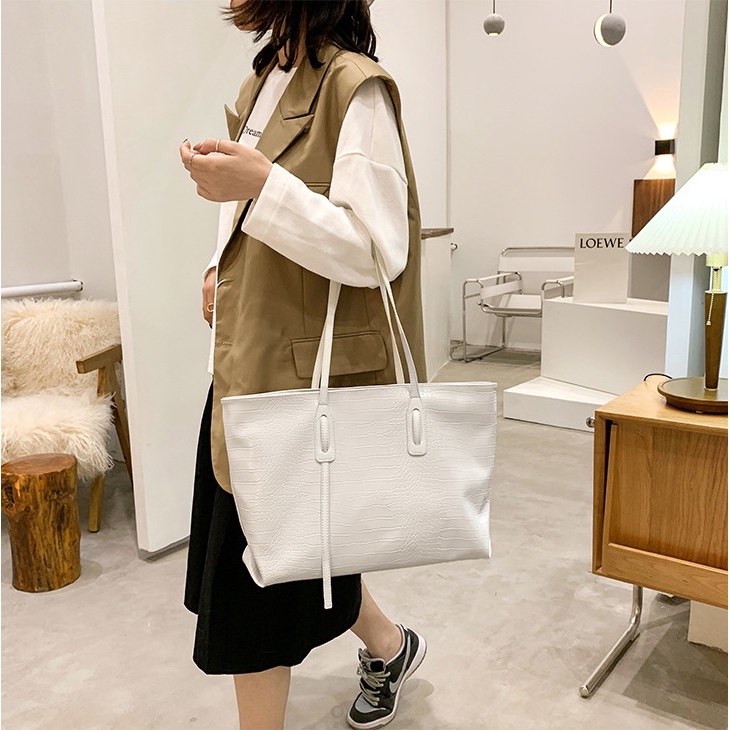 MV_Marvelouz MV111728 tas TOTE BAG Elegant wanita import terbaru 1kg bisa 2 tas import GT1728 CR7484