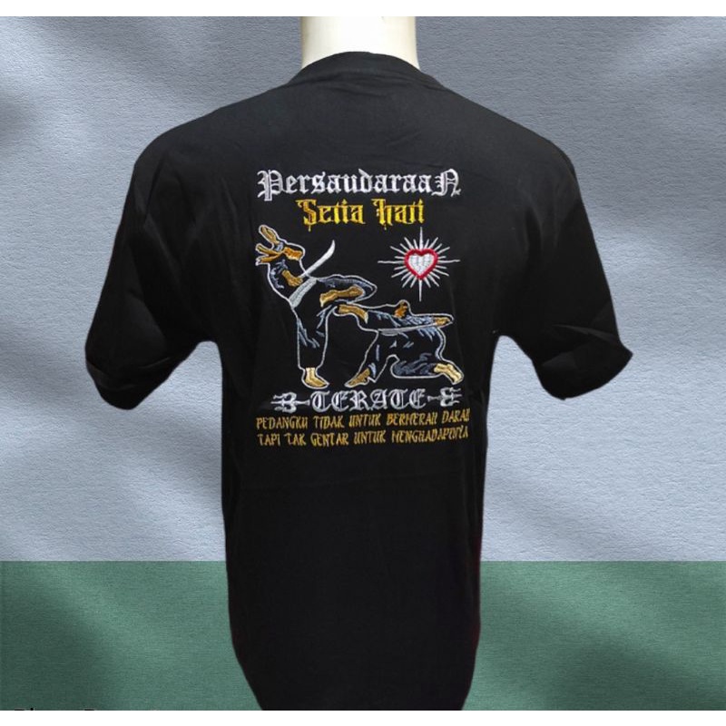 kaos bordir psht, kaos bordir Terate,baju PSHT bordir,baju terate bordir