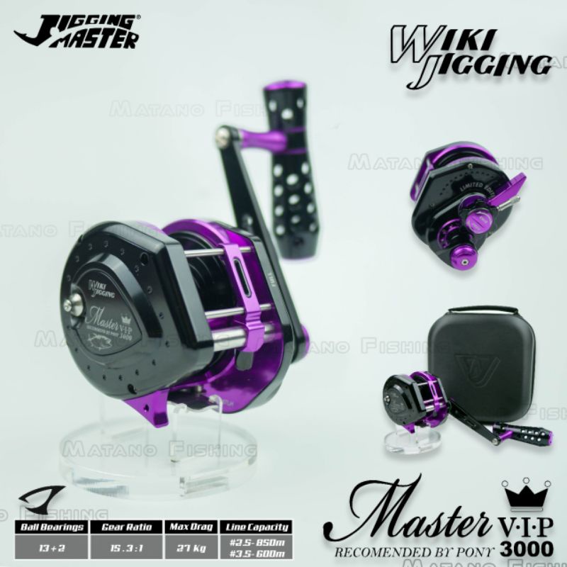 REEL JIGGING MASTER WIKI VIP TURBO 3000