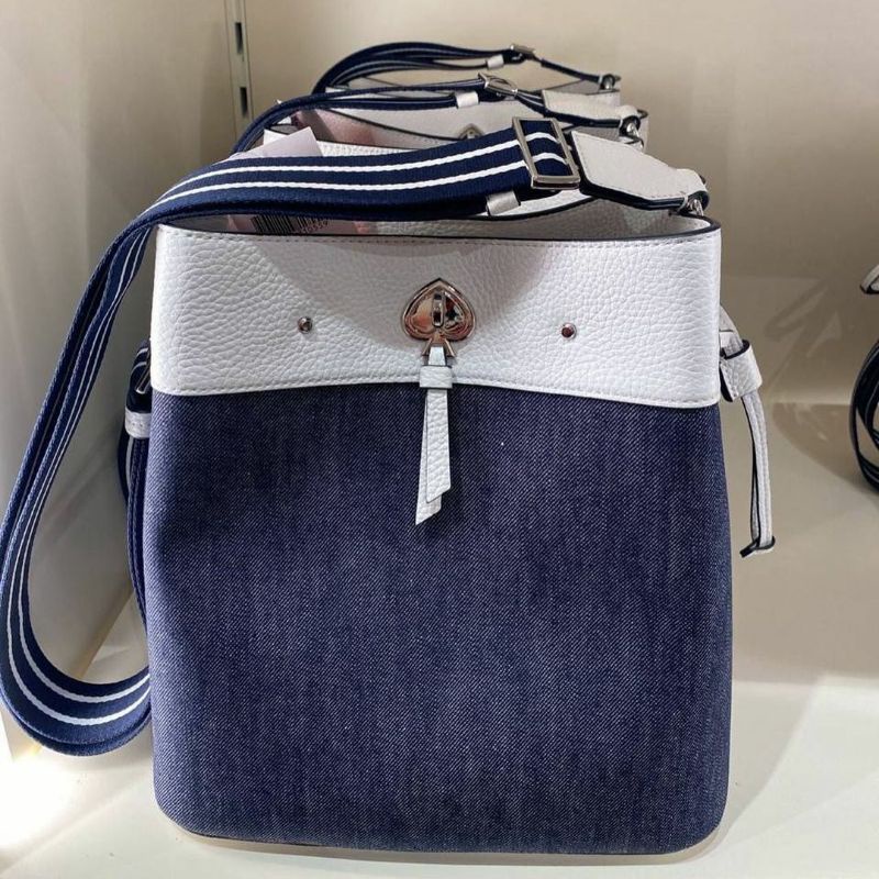 KATE SPADE MARTI LARGE BUCKET DENIM