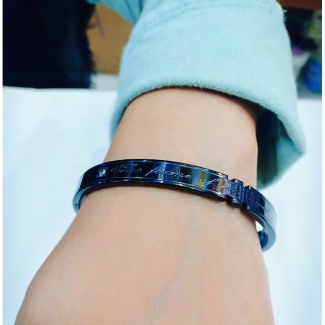 Titanium/ gelang titanium/gelang/ titanium hitam /