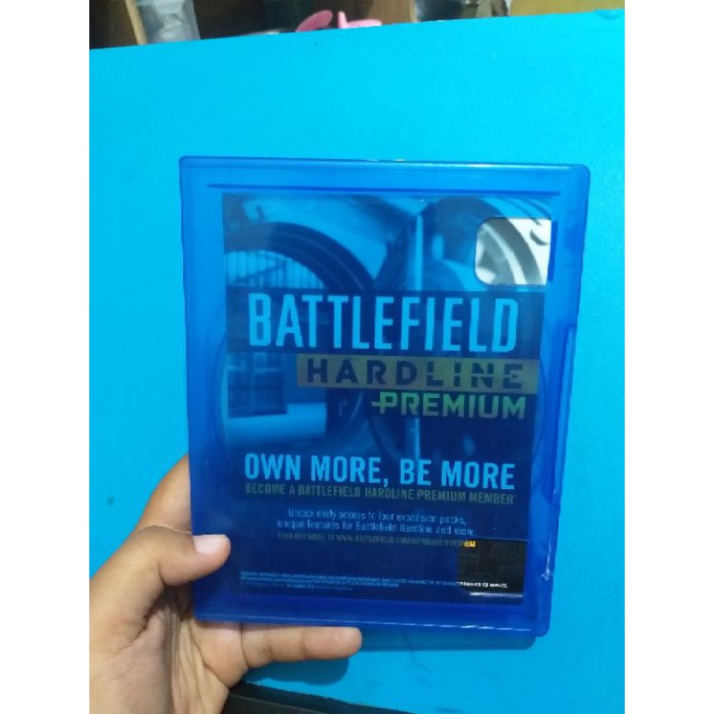 PROMO.... bd dvd kaset game ps4 battlefield hardline no cover (bekas)