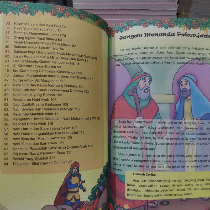 Buku Dongeng Untuk Anak Muslim - Bergambar (Full Colour)