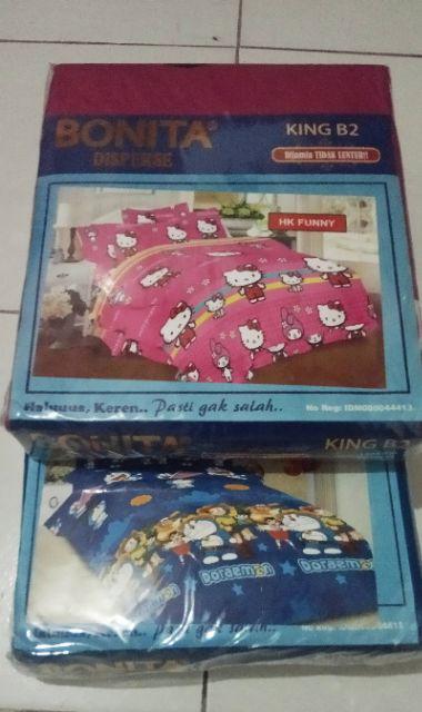 Sprei Bonita No 1 Uk 180x200 Doraemon Family