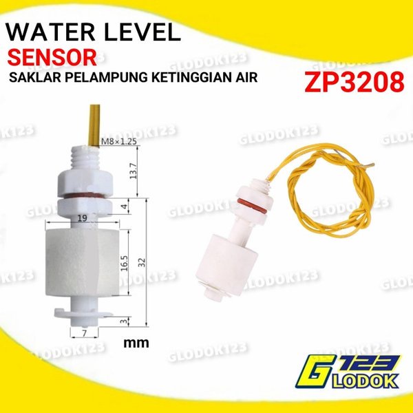 Water Level Float Sensor Switch Saklar Pelampung Ketinggian Air Tangki