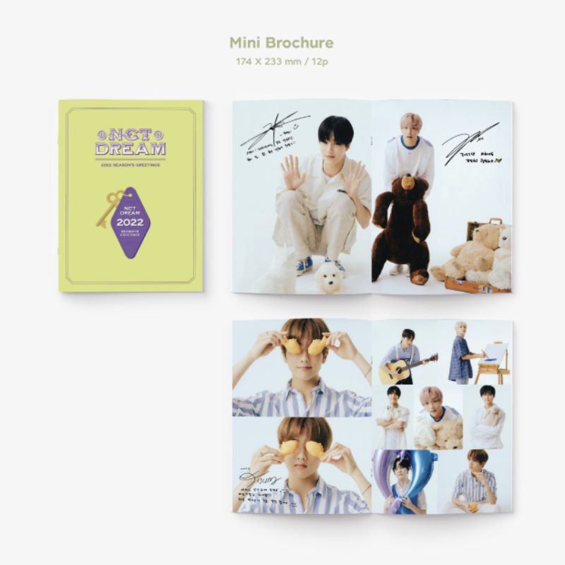 NCT Dream mini brochure season greetings 2022 2020 2021 back to school b2s only sg20 sg21 seasons gr